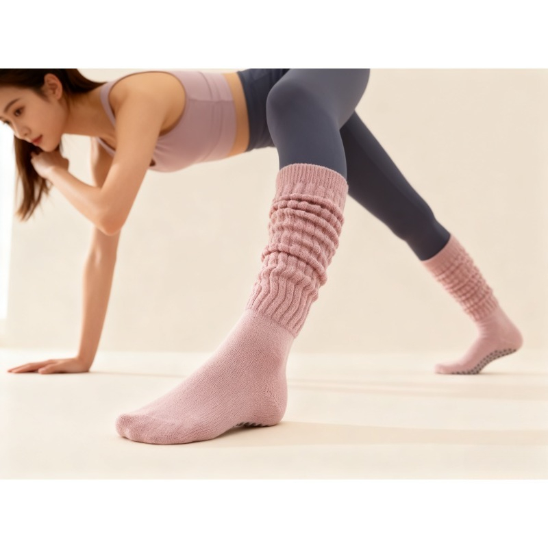 Yoga Fitness Gym - Chaussettes de Pilate antidérapantes en coton