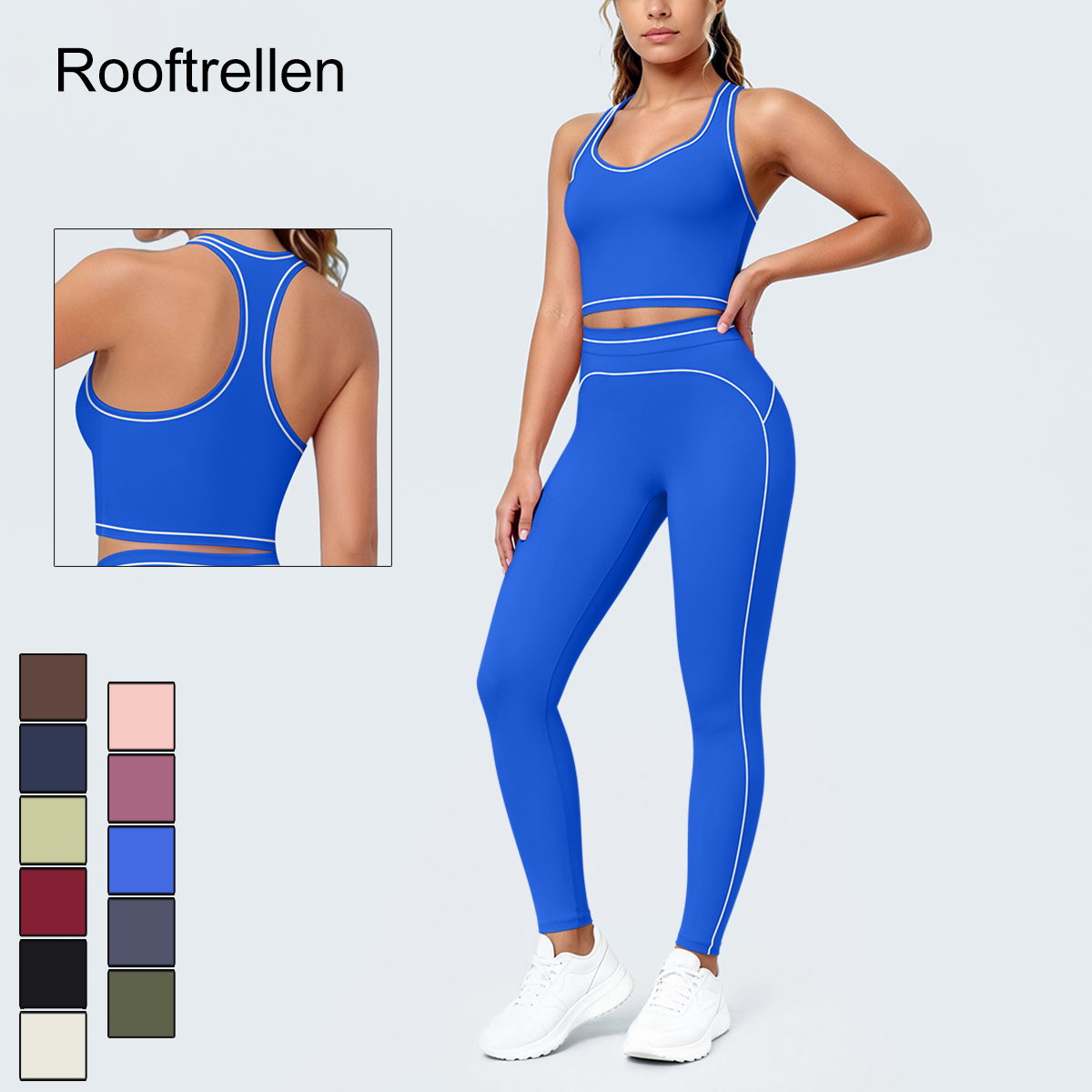 Yoga Fitness Tapis - Ensemble de sport et yoga d'été
