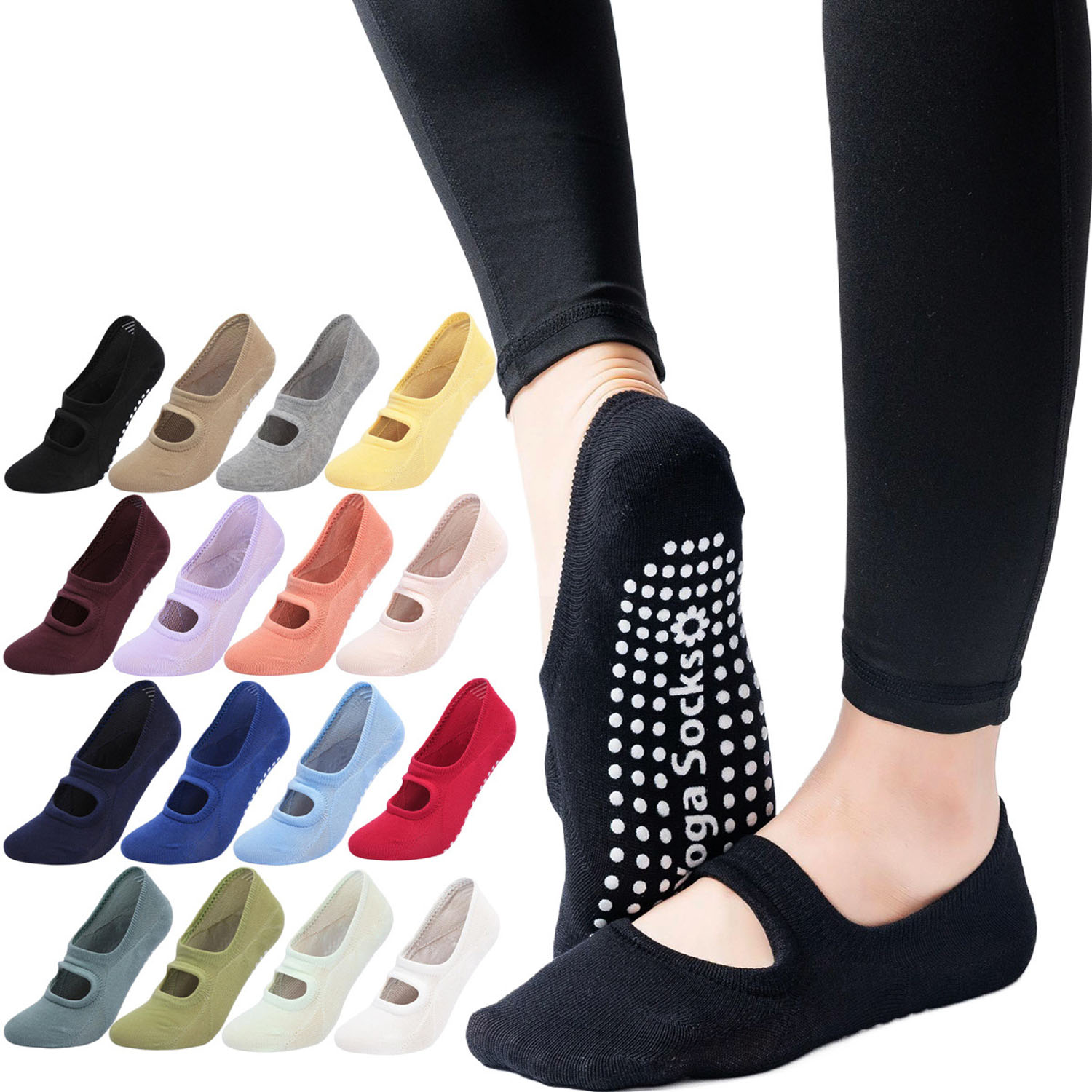 Yoga Fitness Gym - Chaussettes de yoga pour femmes de