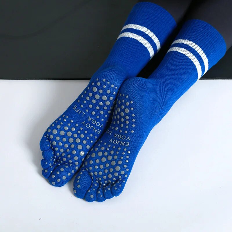Yoga Fitness Youtube - Chaussettes de Yoga respirantes pour femmes,