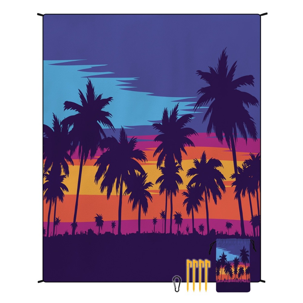 Yoga Fitness Tapis - Serviette de plage Palm Tree 71x86,6
