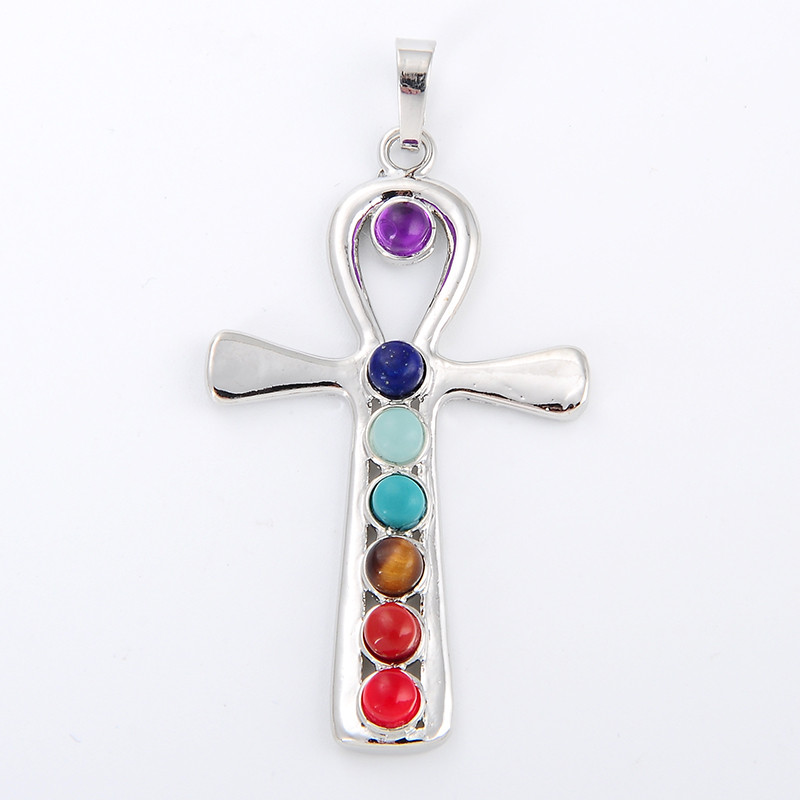 Pendentif en pierre des 7 chak - Yoga Health & Fitness Center avis et prix
