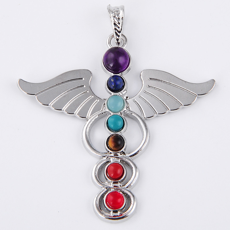 Pendentif en pierre des 7 chak - Yoga Health & Fitness Center avis et prix