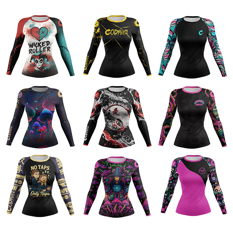 T-shirt de sport de compressio - Yoga Fitness Jiu Jitsu avis et prix