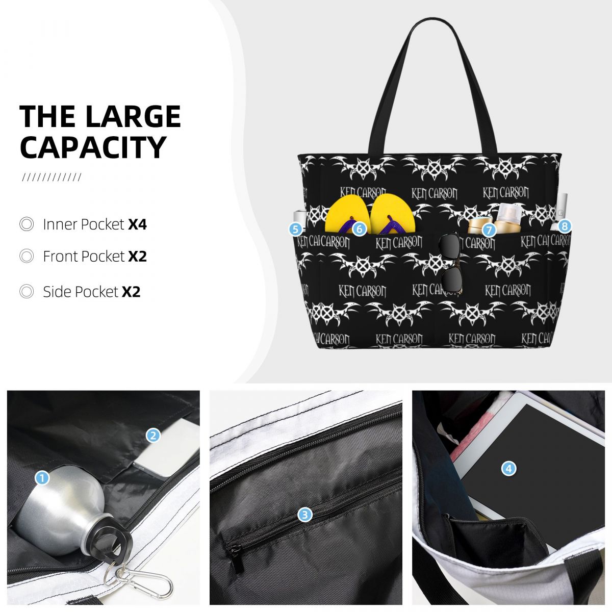 Sac fourre-tout de plage Ken C - Yoga Fitness Merch avis et prix