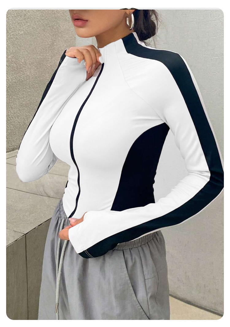 Veste de yoga à col montant, v - Yoga Fitness Women avis et prix