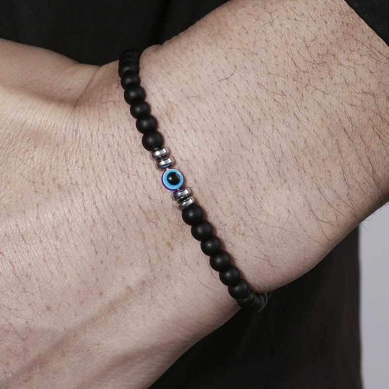 Bracelet en hématite d'obsidie - Yoga Health & Fitness Center avis et prix