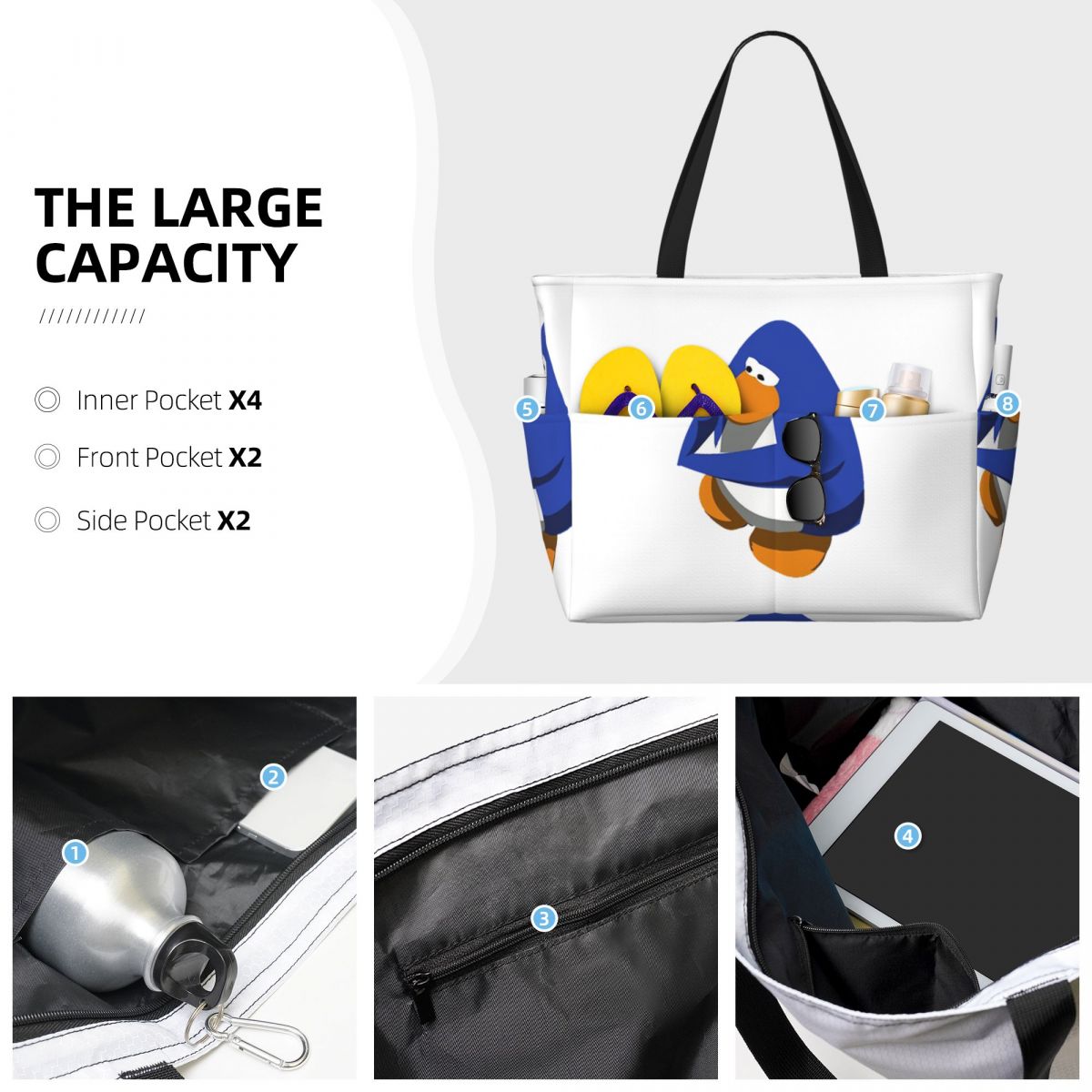 Club pingouin BOI plage sac fo - Yoga Fitness Club avis et prix