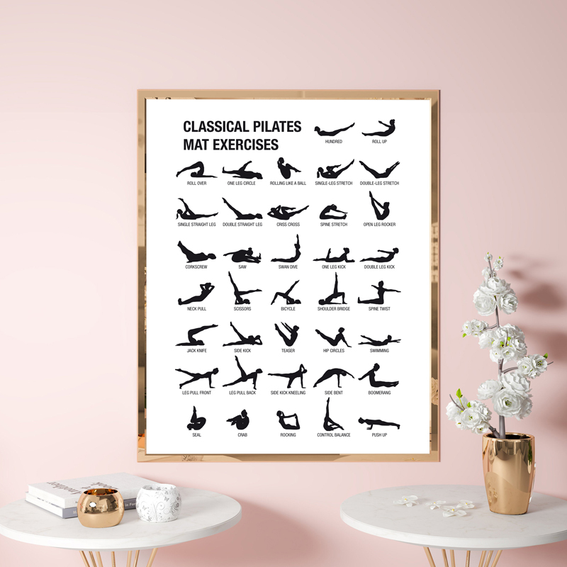 Affiche de tableau d'entraînem - Yoga Fitness Gym avis et prix