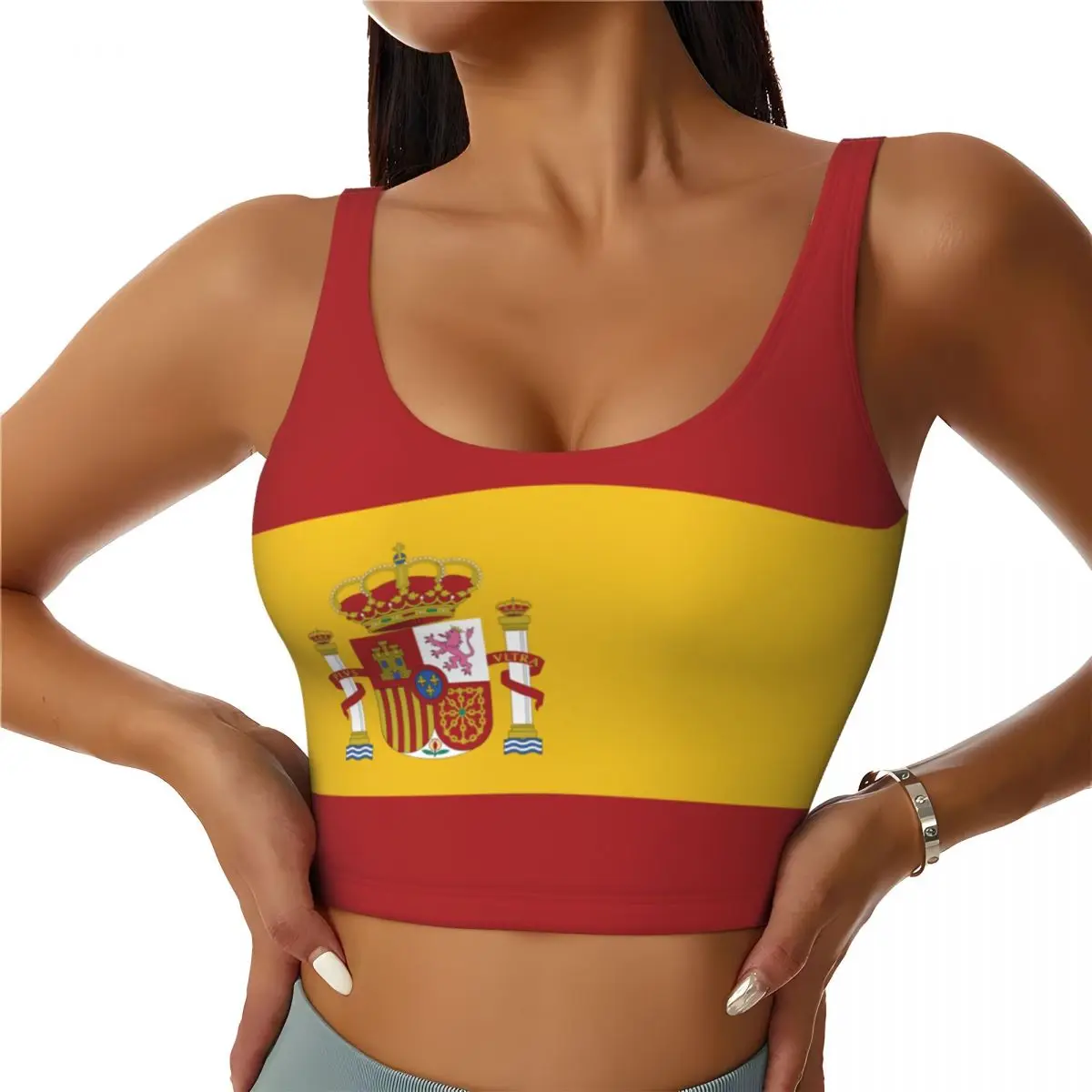 Espagne drapeau Tops basiques  - Yoga En Fitness avis et prix