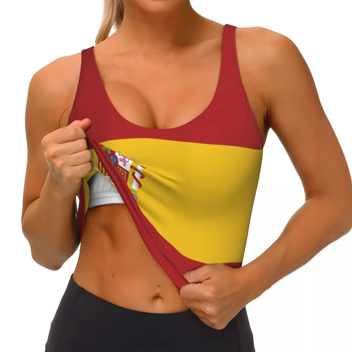 Espagne drapeau Tops basiques  - Yoga En Fitness avis et prix