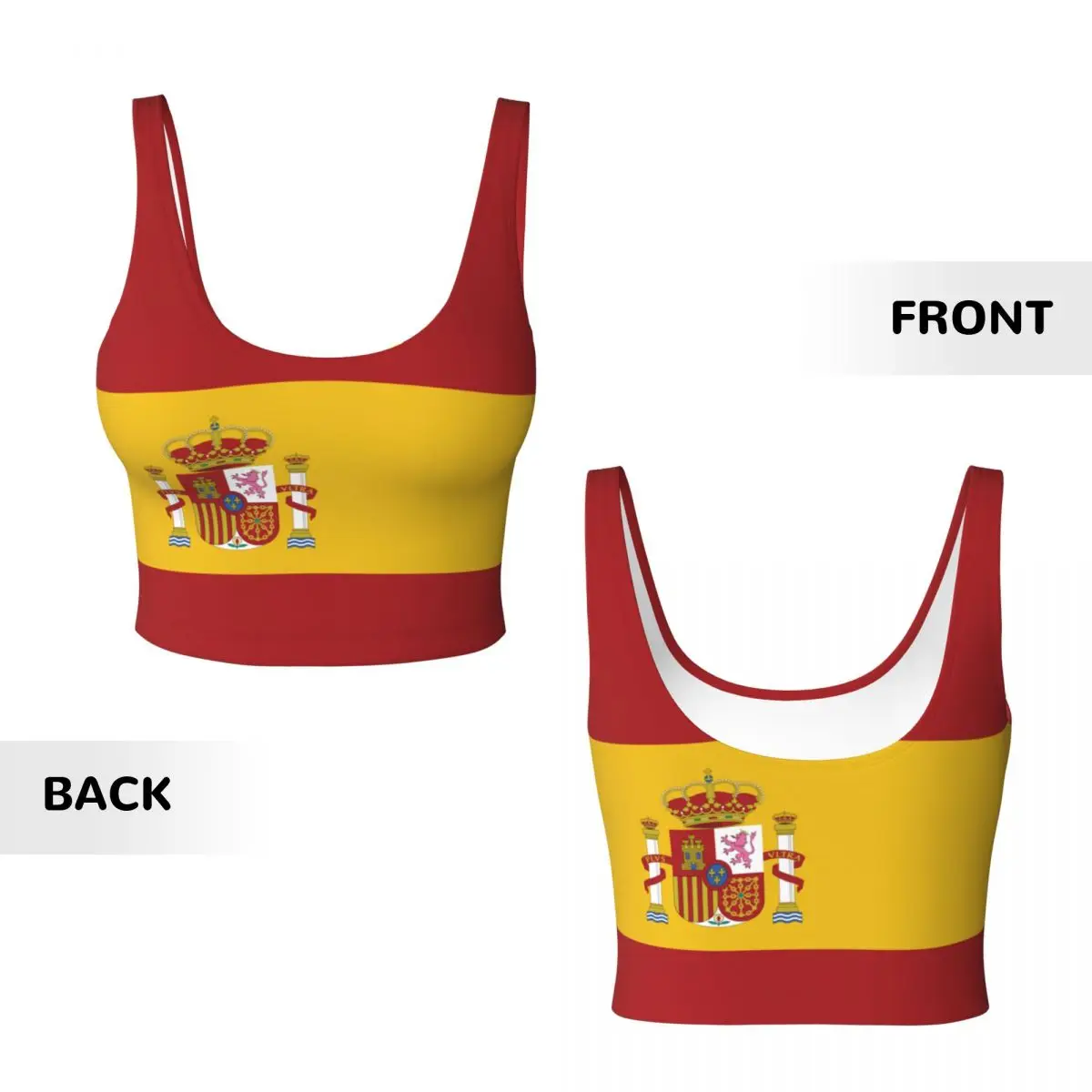 Espagne drapeau Tops basiques  - Yoga En Fitness avis et prix